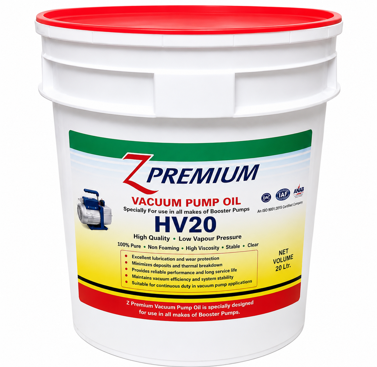 Z PREMIUM HV20 Vacuum Pump Oil