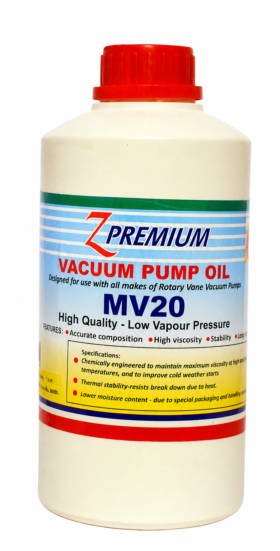 Z PREMIUM MV20 Vacuum Pump Oil 1L Bottle
