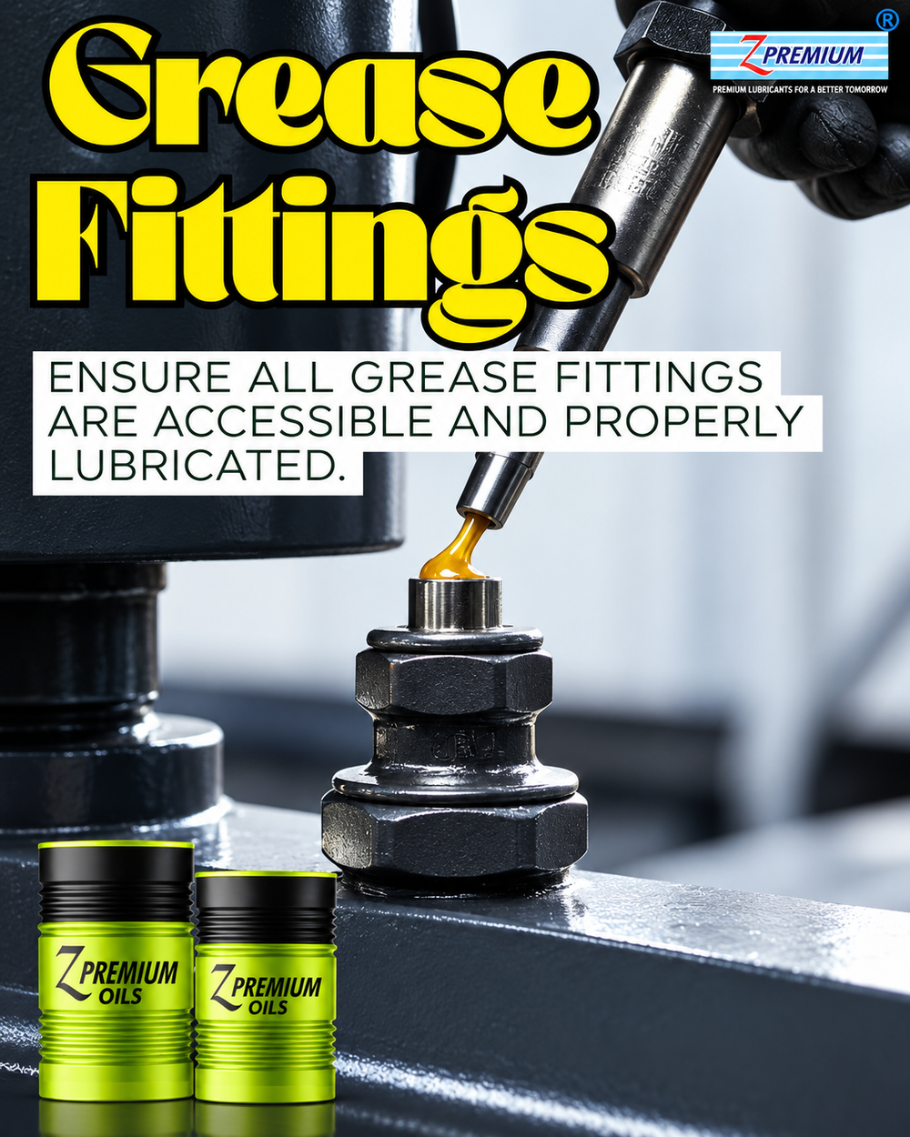 Z Premium Grease Fitting Lubrication Guide