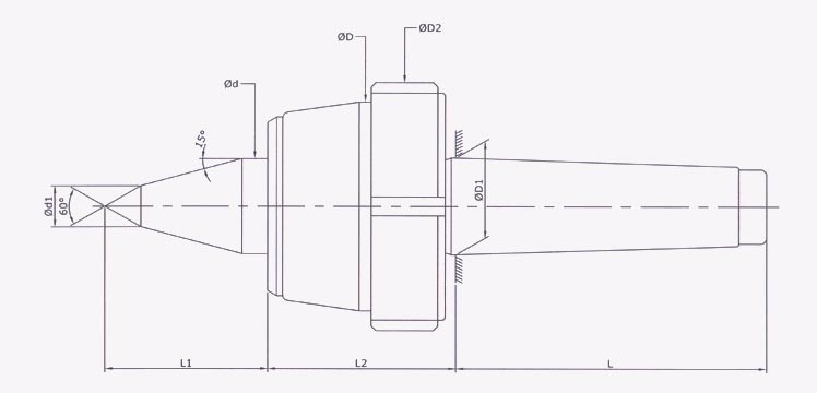 Turnmax CNC Heavy Duty Revolving Model - DRAWOFF NUT- CARBIDE TIP (STUB/EXTENDED)