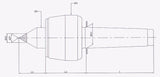 Turnmax High Speed Cnc Revolving Centers- Stub Carbide Point
