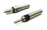 Set of two spring-loaded tap guide tools with interchangeable tension centers