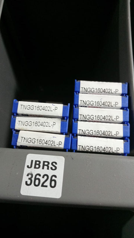 Packaging of TNNG160402L-P components