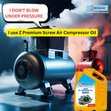 Air compressor with Z Premium Screw Air Compressor Oil 