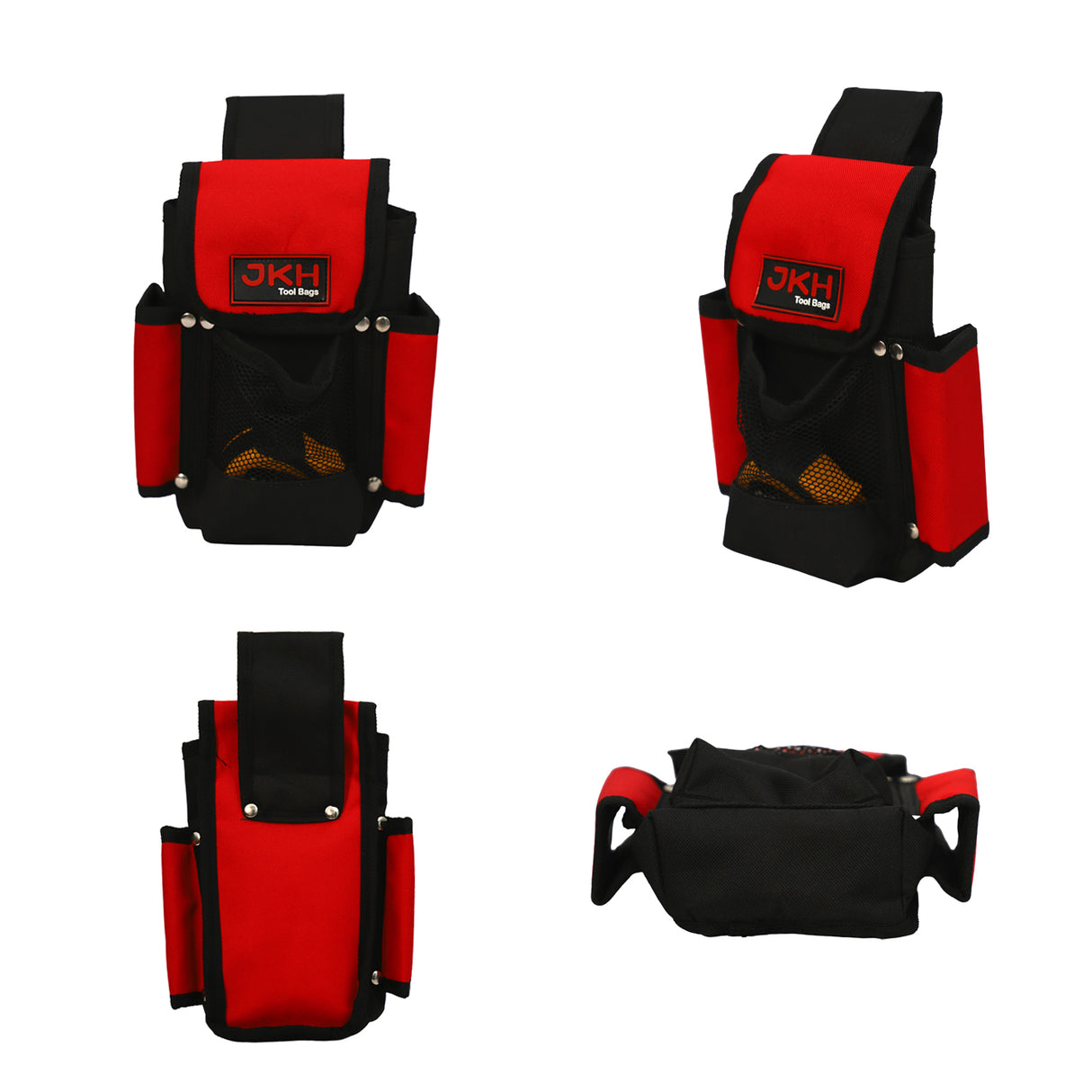 Multiple tool storage belt 4 pockets