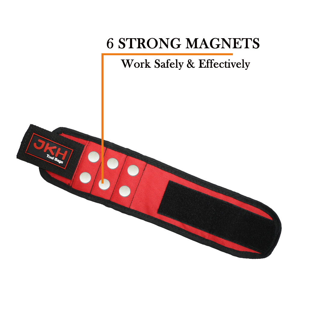 Red magnetic wristband magnets
