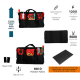 16" Tool bag without strap  10 pockets
