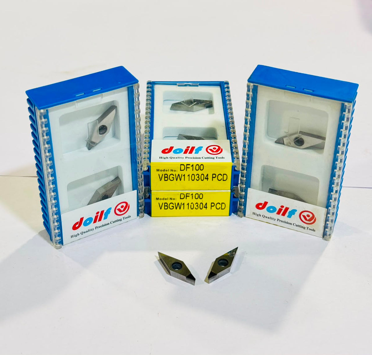 Carbide threading and grooving inserts