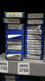 Stacks of metal cutting tools 