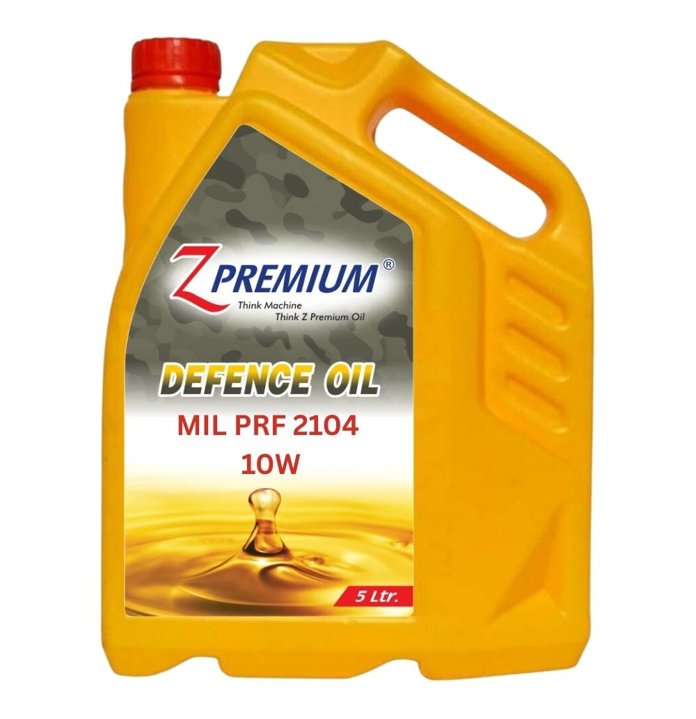 Yellow oil container with Z Premium branding 
