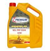 Yellow oil container with Z Premium branding 