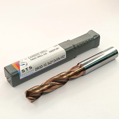 Carbide Drill 3xD (10.1mm to 11.0 mm)