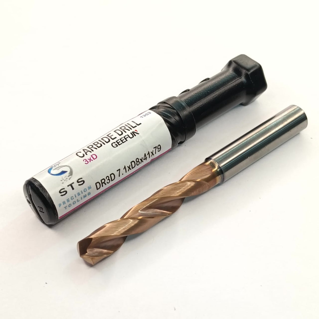 Carbide Drill 3xD (7.1mm to 8.0 mm)