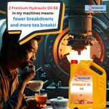 Z Premium hydraulic oil advertisement