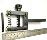 Knurling tool with measuring ruler