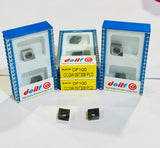 Carbide indexable lathe threading inserts