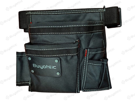 Black canvas tool pouch bag