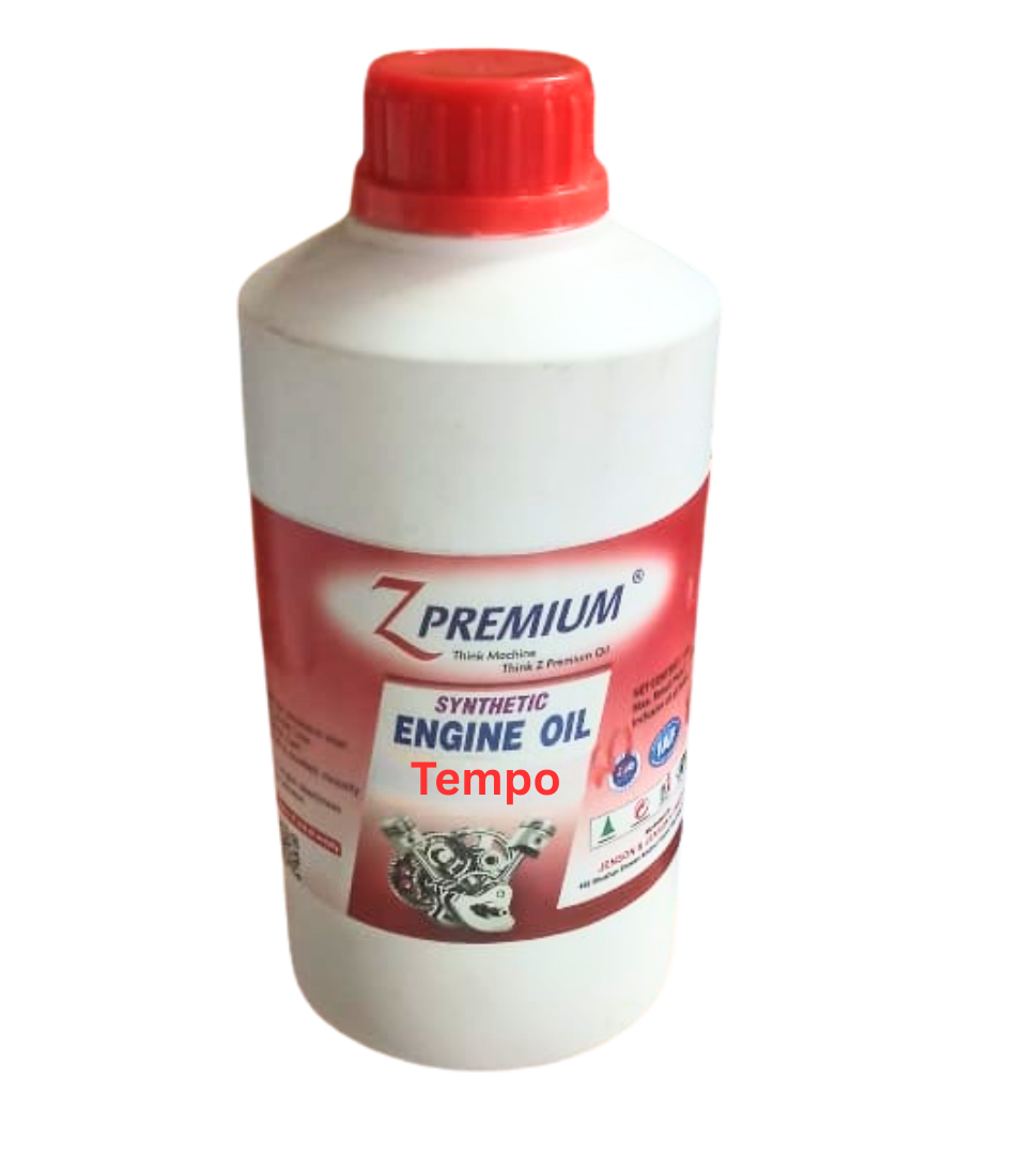 Z Premium synthetic engine oil bottle with red cap