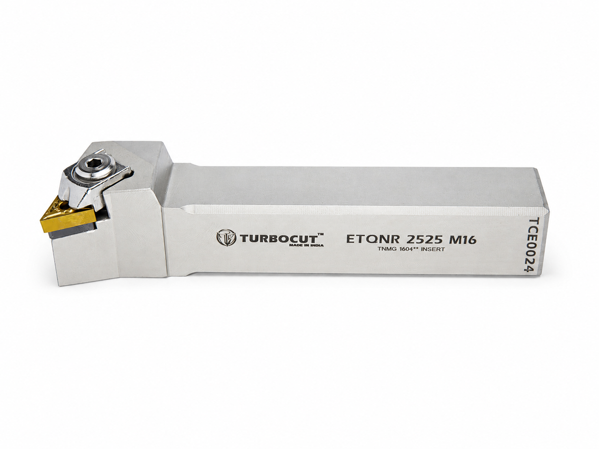 E-Type External Turning Holder ETQNR/L 2020/2525 K16/M16 Pack of 1