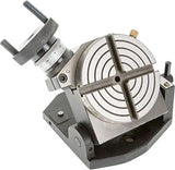 Tilting metal rotary index table