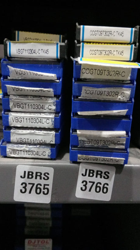 Stacks of metal cutting tools