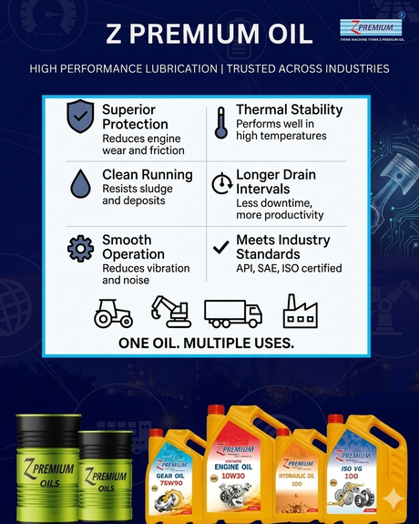 Z Premium Oil packaging 