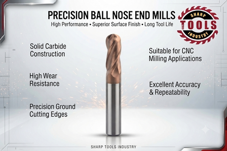 Copper coated solid carbide end mill
