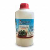 Bottle of Z Premium air compressor oil 