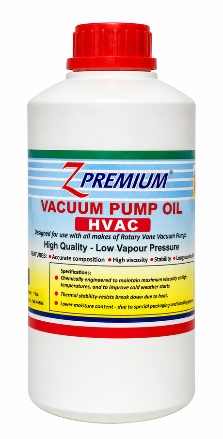 Z Premium Vacuum Pump Oil bottle