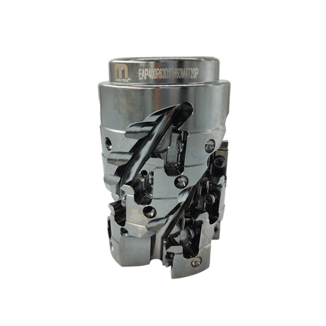 Metallic cup with intricate 