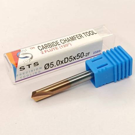 CARBIDE CHAMFER TOOL 2 FLUTE (3 TO 12  MM).