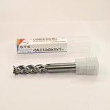 Uncoated Fine Polished End Mill for aluminium