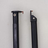 Two internal grooving tool holders