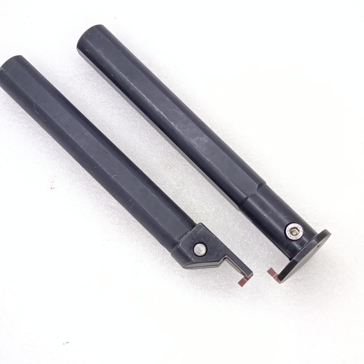 Two CNC internal grooving boring bars