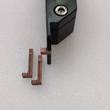 Micro boring bar with grooving inserts