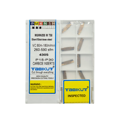 MGMN 1.5/2/3/4/5/6 mm T50 Grade Suitable To KORLOY Holder Pack Of 10