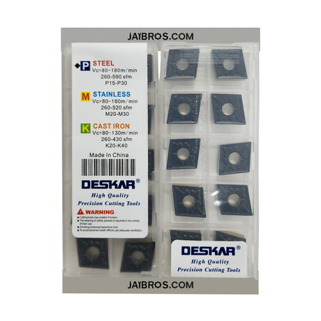 Packaged DESKAR cutting tools 