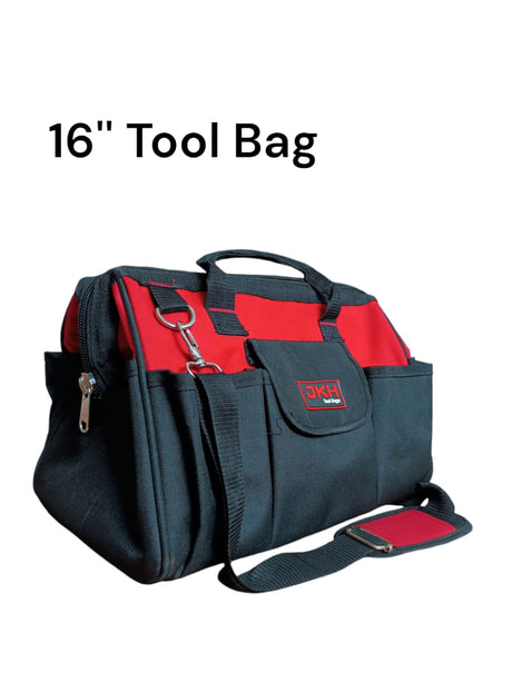 16" Tool Bag with red interior 