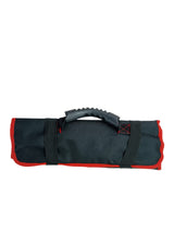 Black and red tool roll 