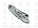 Buyohlic compact folding multitool pliers with belt clip