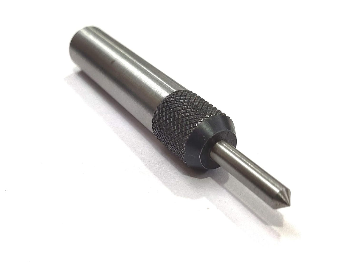 Spring-loaded tap guide center tool