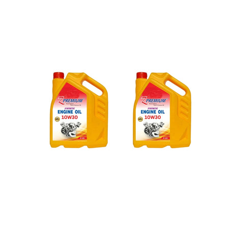 Two bottles of Z Premium engine oil 