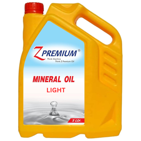 Yellow container of Z Premium Mineral Oil 