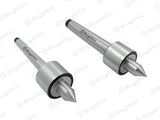 Two lathe live centers