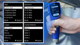 Digital hardness tester material selection menu