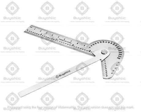 Stainless steel protractor