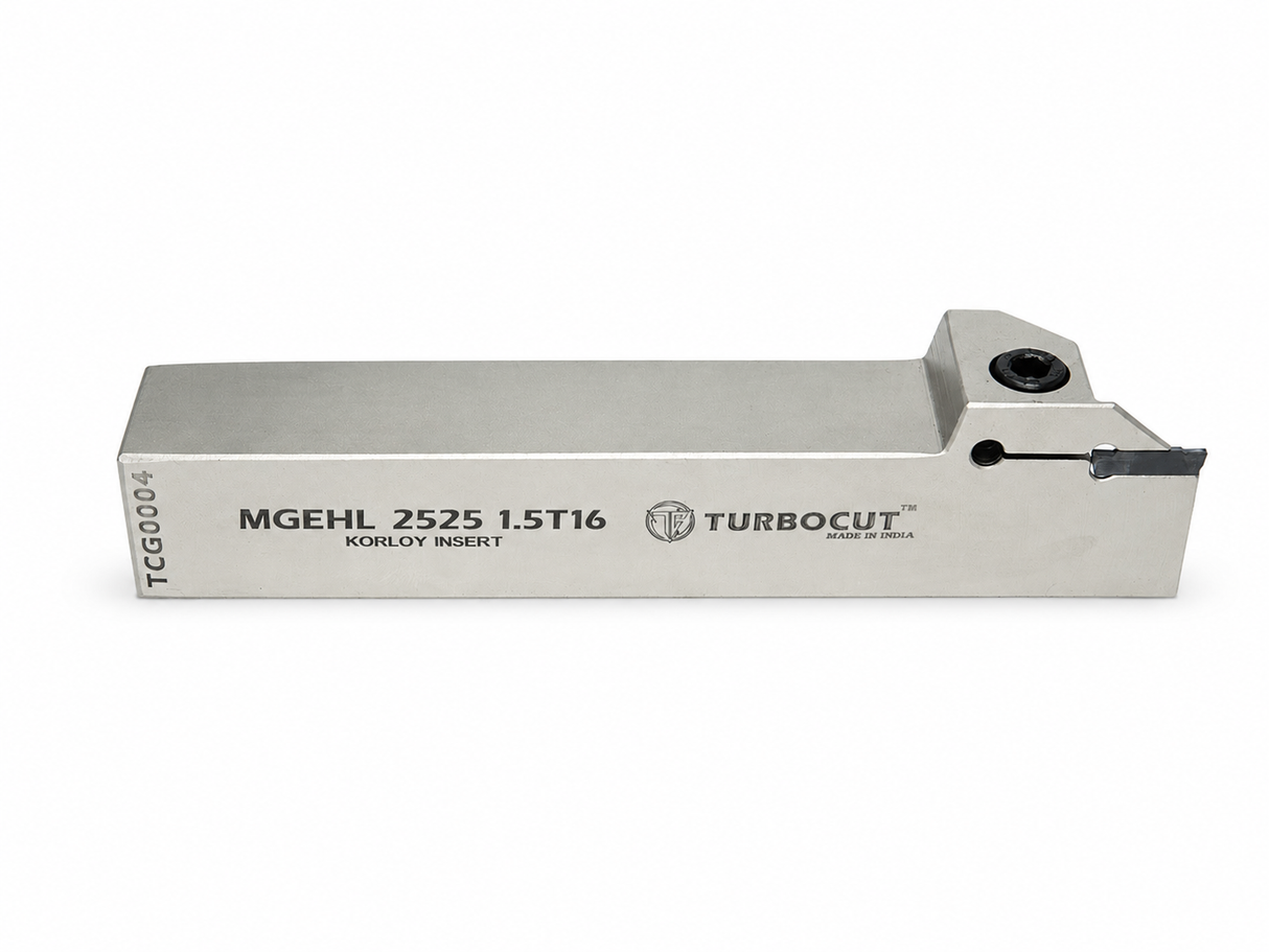 External Grooving Holder 1.5mm MGEHR/L 2020/2525 (T10, T12, T16)