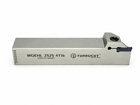 Turbocut MGEHL 2525 4T16 external grooving tool holder