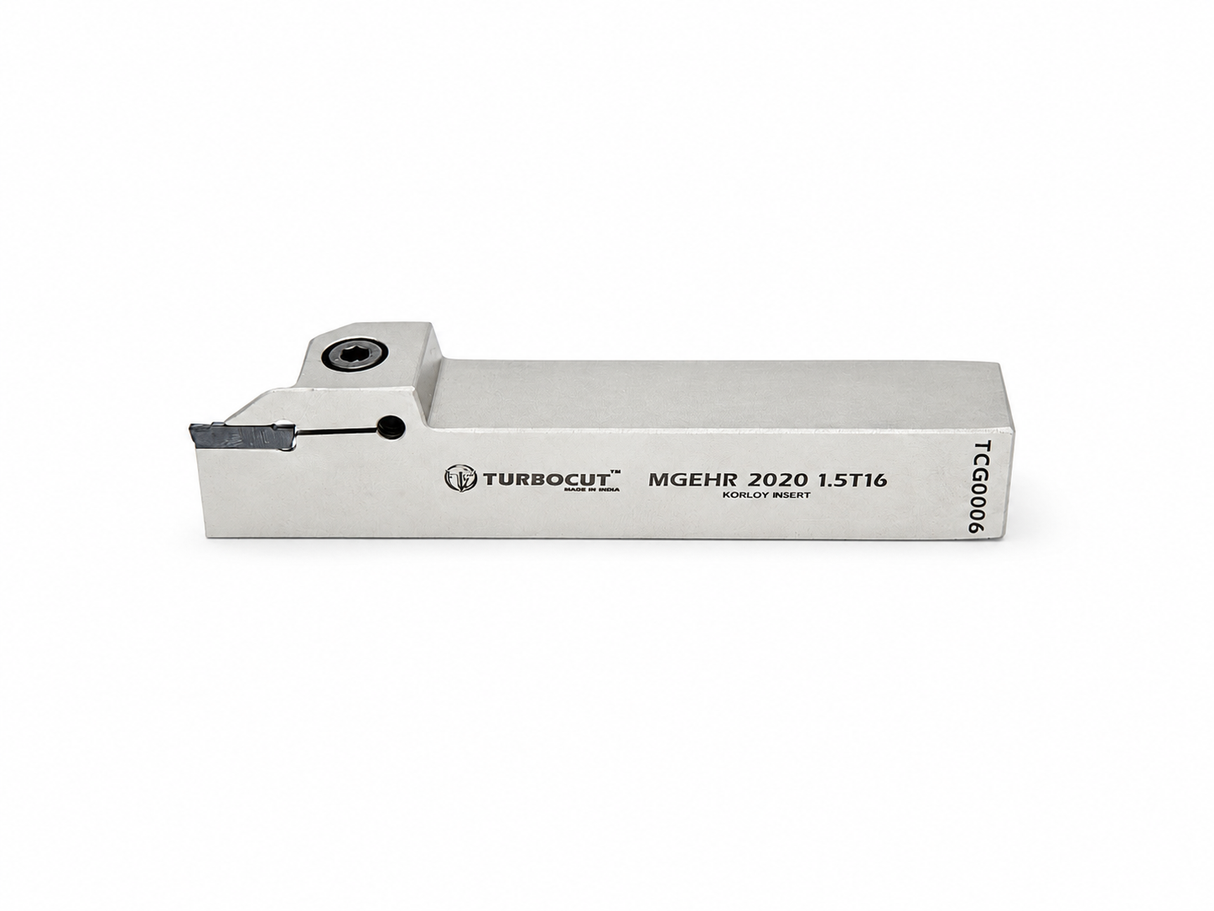 External Grooving Holder 1.5mm MGEHR/L 2020/2525 (T10, T12, T16)
