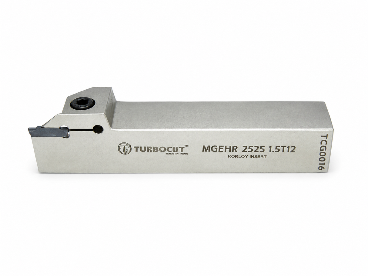 External Grooving Holder 1.5mm MGEHR/L 2020/2525 (T10, T12, T16)